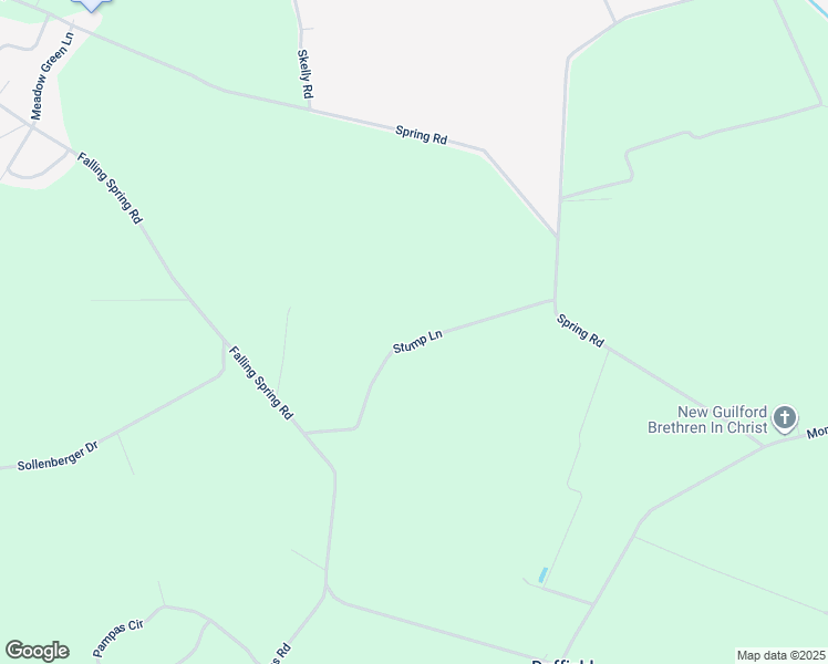 map of restaurants, bars, coffee shops, grocery stores, and more near 3725 Stump Lane in Chambersburg