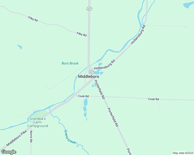 map of restaurants, bars, coffee shops, grocery stores, and more near 4649 Indiana 227 in Richmond
