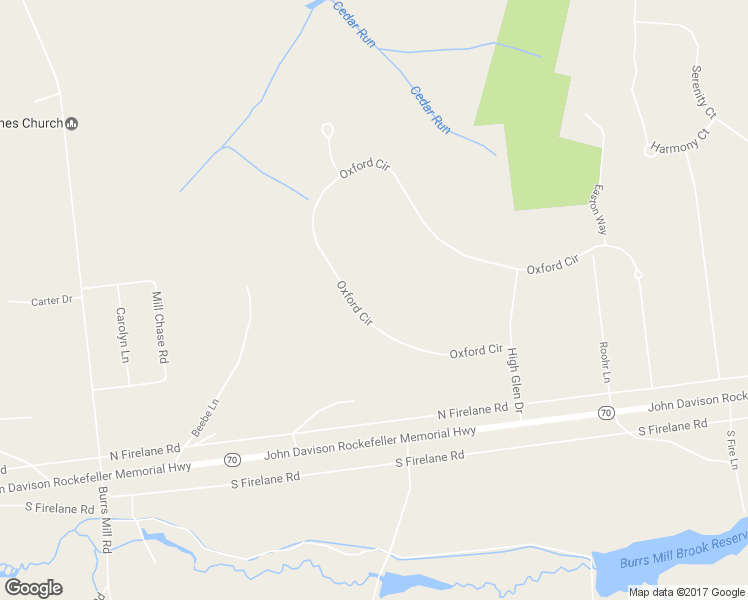 map of restaurants, bars, coffee shops, grocery stores, and more near 14 Oxford Circle in Southampton Township