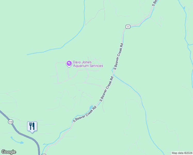 map of restaurants, bars, coffee shops, grocery stores, and more near 164 Mountain Meadows Drive in Black Hawk
