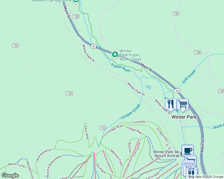 map of restaurants, bars, coffee shops, grocery stores, and more near 195 Timberhouse Road in Winter Park