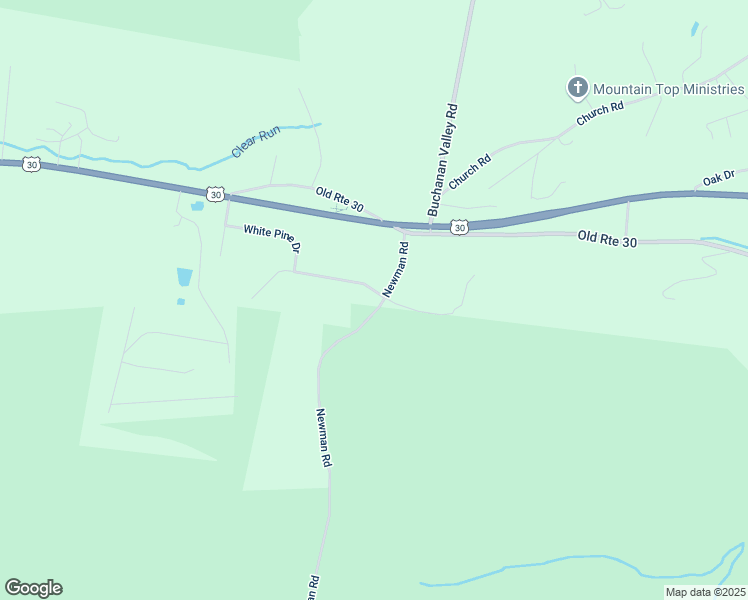 map of restaurants, bars, coffee shops, grocery stores, and more near 95 Newman Road in Orrtanna