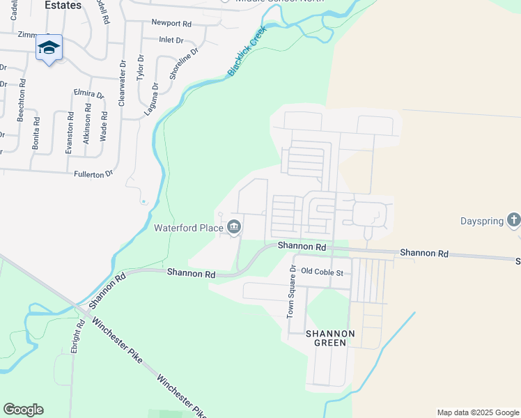 map of restaurants, bars, coffee shops, grocery stores, and more near 3995 Cracker Cove Lane in Canal Winchester