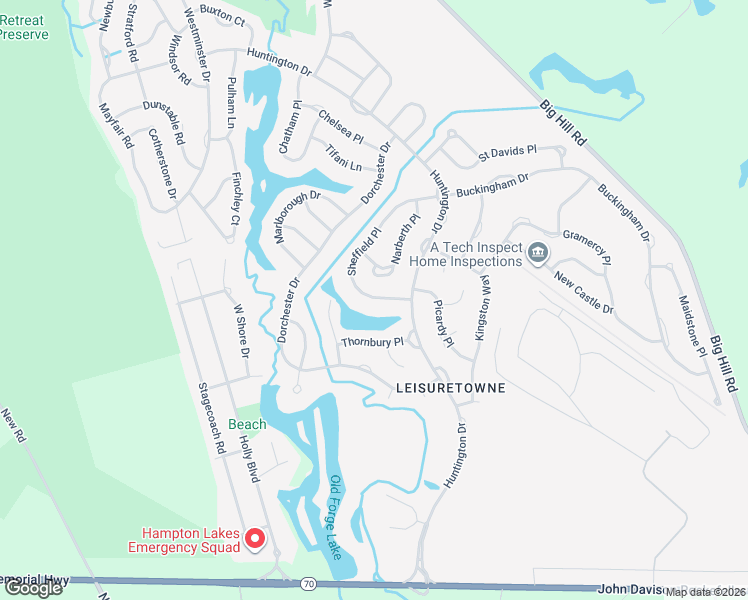 map of restaurants, bars, coffee shops, grocery stores, and more near 25 Sheffield Place in Southampton Township