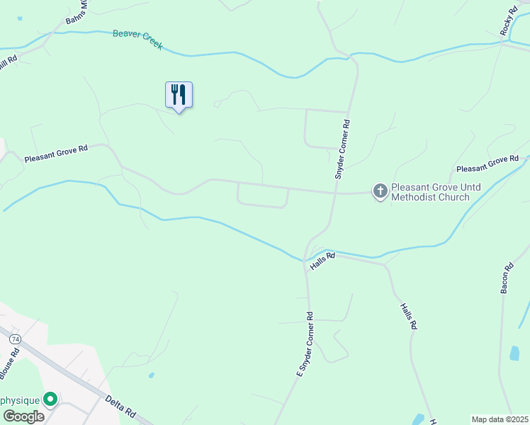 map of restaurants, bars, coffee shops, grocery stores, and more near 110 Morningside Dr in Red Lion