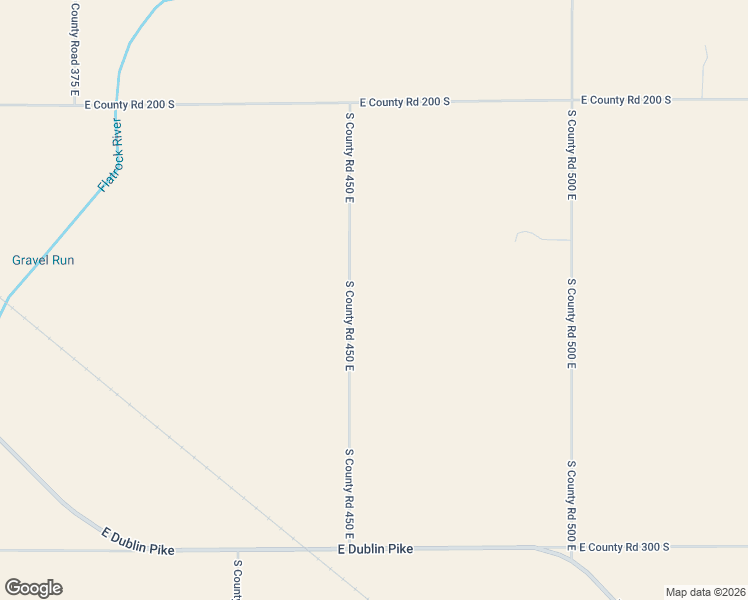 map of restaurants, bars, coffee shops, grocery stores, and more near 2450 South County Road 450 East in New Castle