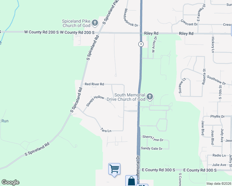 map of restaurants, bars, coffee shops, grocery stores, and more near 3624 Fiddlers Green in New Castle