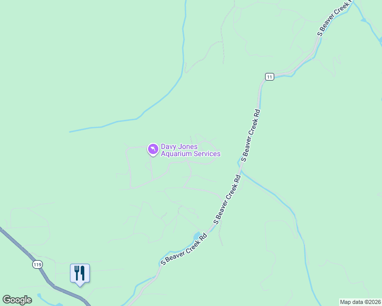 map of restaurants, bars, coffee shops, grocery stores, and more near 261 Meadow Way in Black Hawk