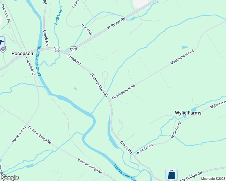 map of restaurants, bars, coffee shops, grocery stores, and more near 1175 Meetinghouse Road in West Chester