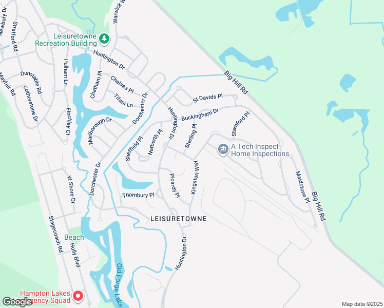 map of restaurants, bars, coffee shops, grocery stores, and more near 82 Kingston Way in Southampton Township