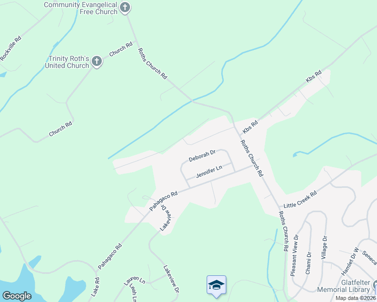 map of restaurants, bars, coffee shops, grocery stores, and more near 6115 Eyster Avenue in Spring Grove