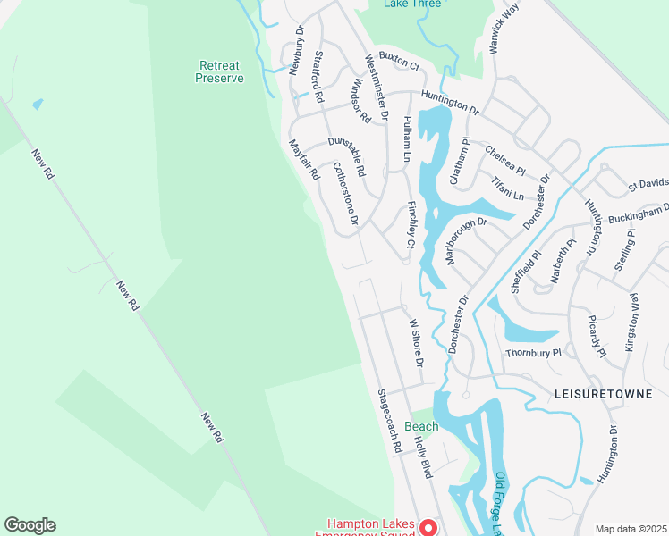 map of restaurants, bars, coffee shops, grocery stores, and more near 31 Dutchess Court in Southampton Township