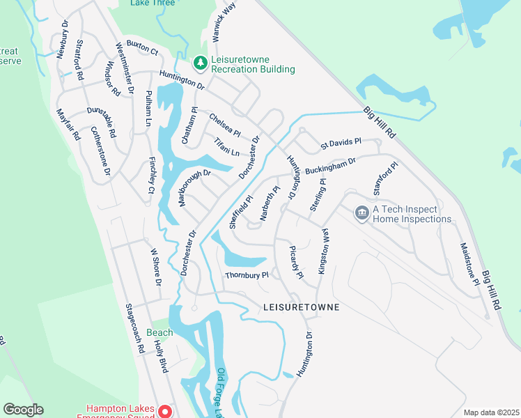 map of restaurants, bars, coffee shops, grocery stores, and more near 33 Narberth Place in Southampton Township