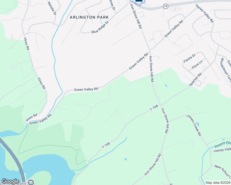 map of restaurants, bars, coffee shops, grocery stores, and more near 2813 Deer Chase Lane in York