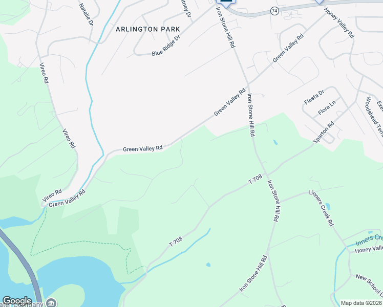 map of restaurants, bars, coffee shops, grocery stores, and more near 2813 Deer Chase Lane in York