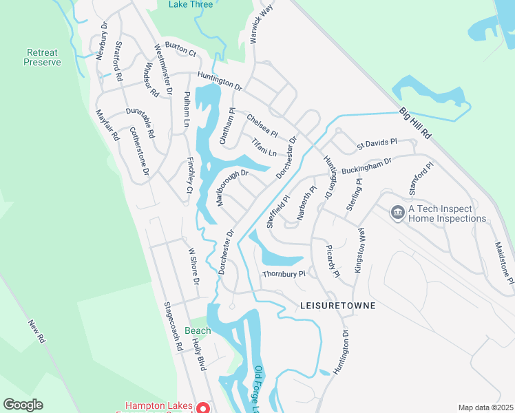 map of restaurants, bars, coffee shops, grocery stores, and more near 144 Dorchester Drive in Southampton Township