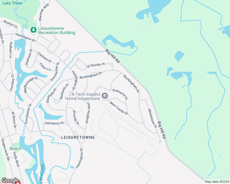 map of restaurants, bars, coffee shops, grocery stores, and more near 60 Gramercy Place in Southampton Township