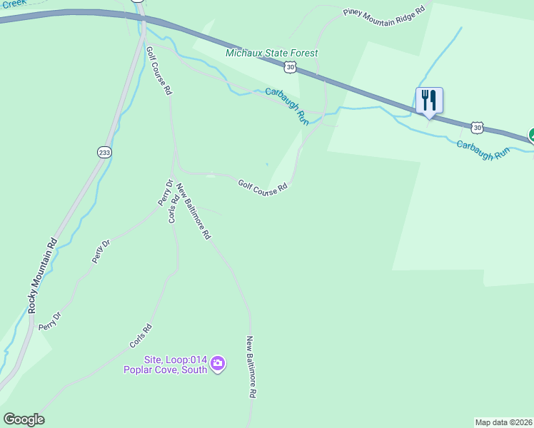 map of restaurants, bars, coffee shops, grocery stores, and more near 10202 Golf Course Road in Fayetteville