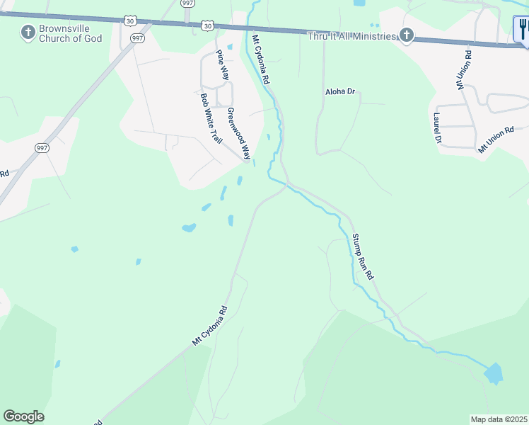 map of restaurants, bars, coffee shops, grocery stores, and more near 778 Mount Cydonia Road in Fayetteville