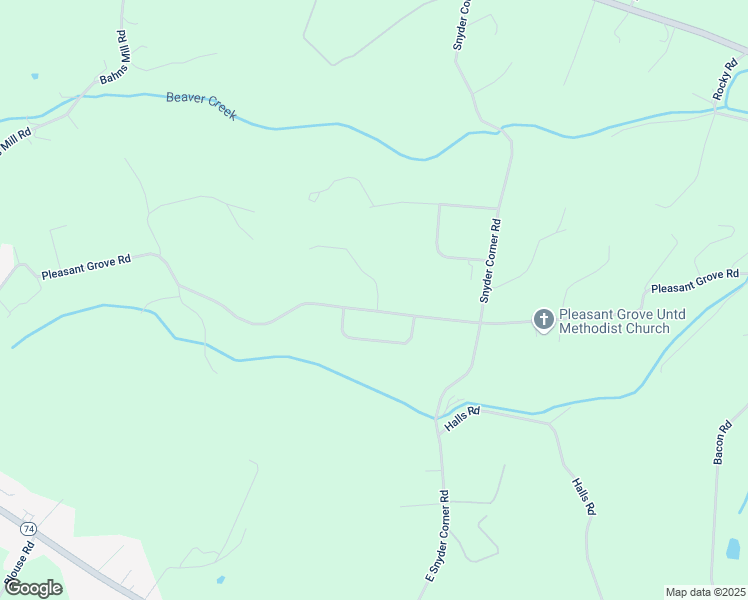 map of restaurants, bars, coffee shops, grocery stores, and more near in Red Lion