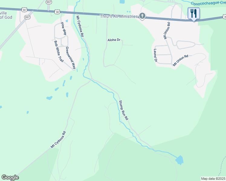 map of restaurants, bars, coffee shops, grocery stores, and more near 7809 Stump Run Road in Fayetteville