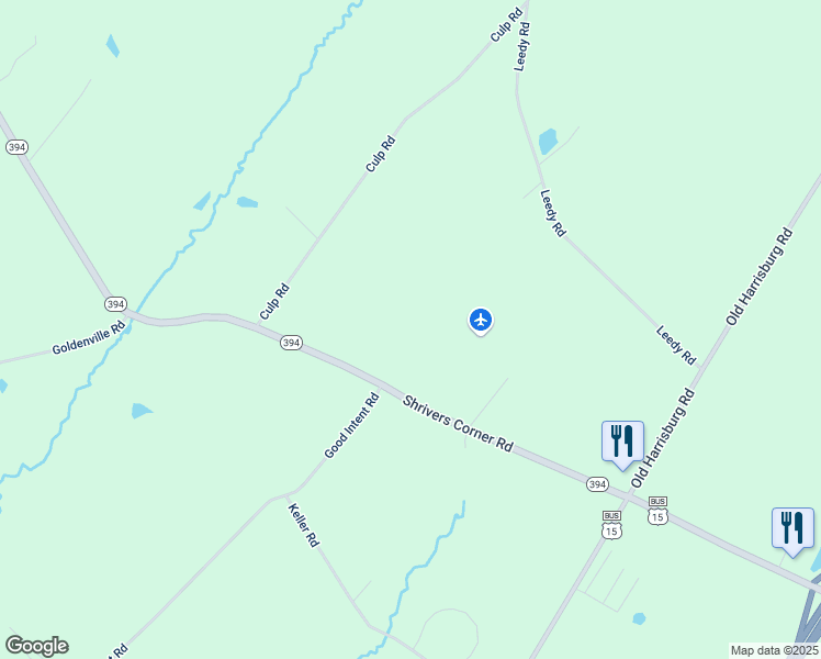 map of restaurants, bars, coffee shops, grocery stores, and more near 798 Shrivers Corner Road in Gettysburg