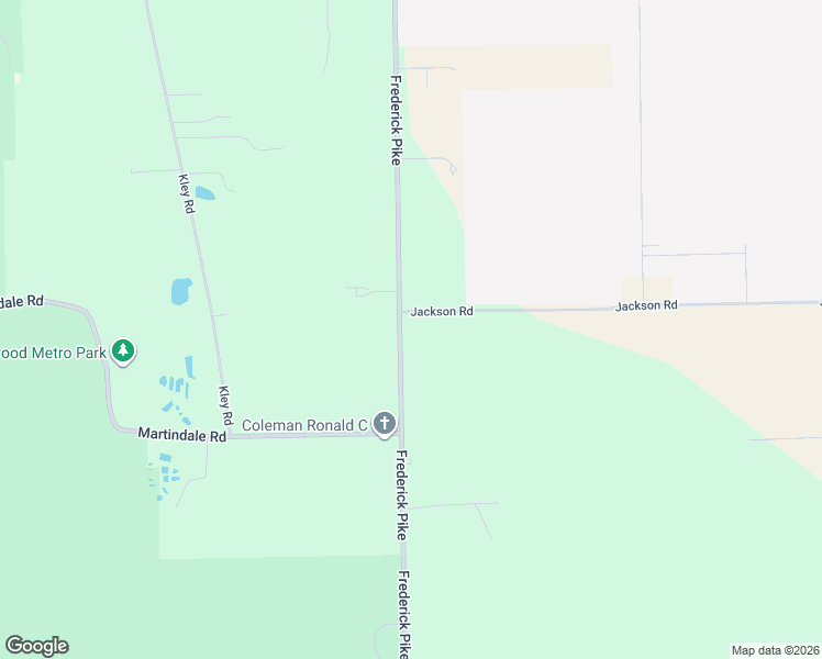 map of restaurants, bars, coffee shops, grocery stores, and more near 1050 Jackson Road in Vandalia