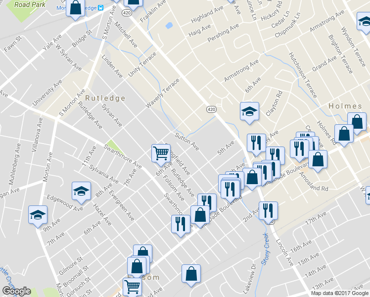 map of restaurants, bars, coffee shops, grocery stores, and more near 600 Tasker Avenue in Folsom