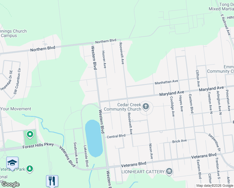 map of restaurants, bars, coffee shops, grocery stores, and more near 14 Upton Court in Toms River