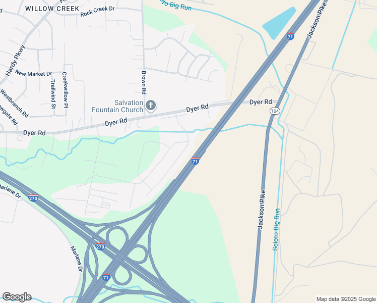 map of restaurants, bars, coffee shops, grocery stores, and more near 2862 Sussex Place Drive in Grove City