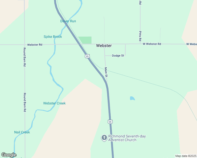 map of restaurants, bars, coffee shops, grocery stores, and more near 4924 U.S. 35 in Richmond