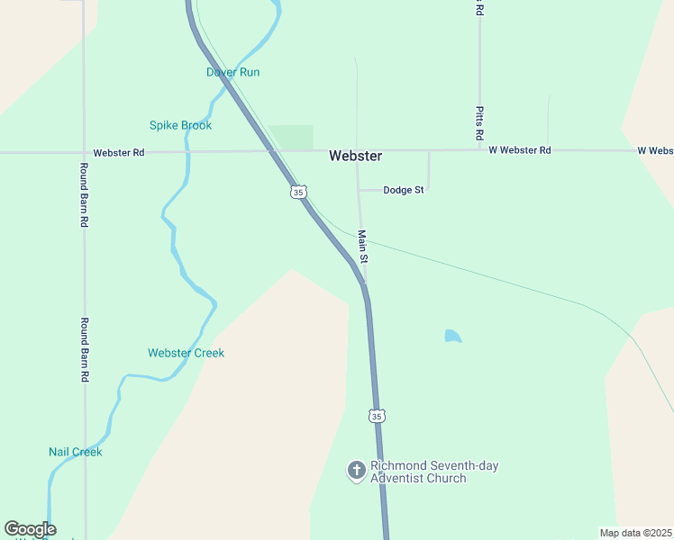 map of restaurants, bars, coffee shops, grocery stores, and more near 4924 U.S. 35 in Richmond