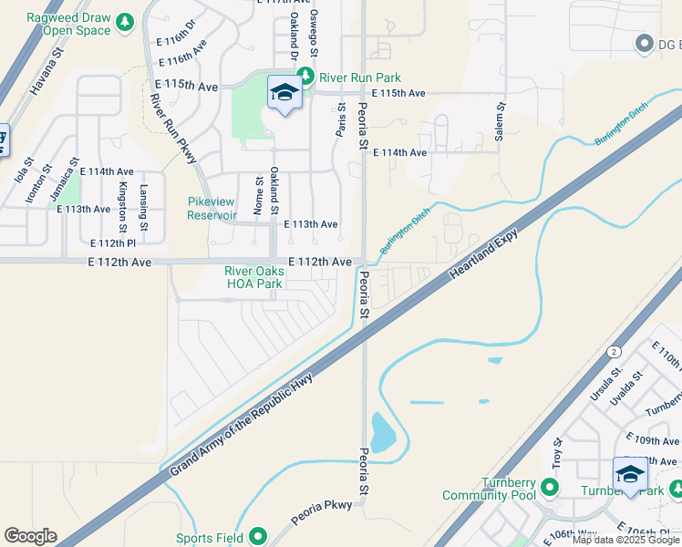 map of restaurants, bars, coffee shops, grocery stores, and more near 11959 Riverstone Circle in Henderson