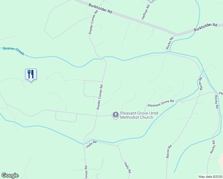 map of restaurants, bars, coffee shops, grocery stores, and more near 835 Snyder Corner Road in Red Lion