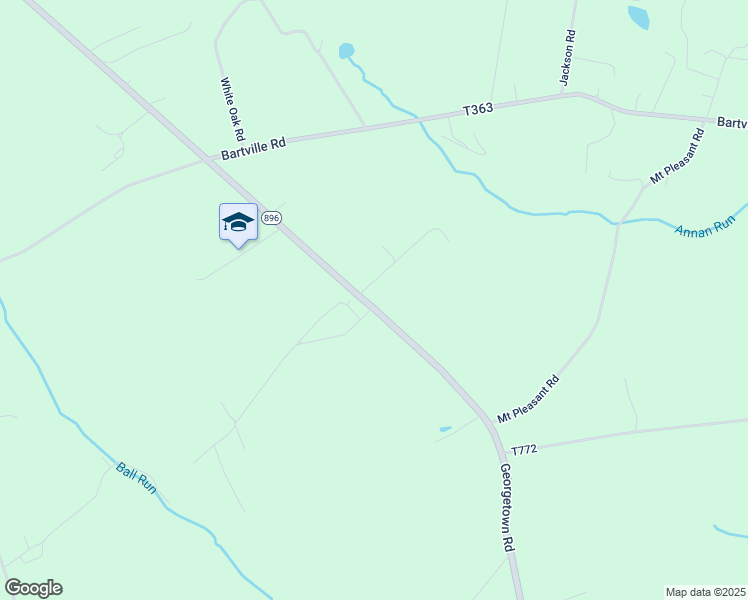 map of restaurants, bars, coffee shops, grocery stores, and more near 1659 Georgetown Road in Christiana