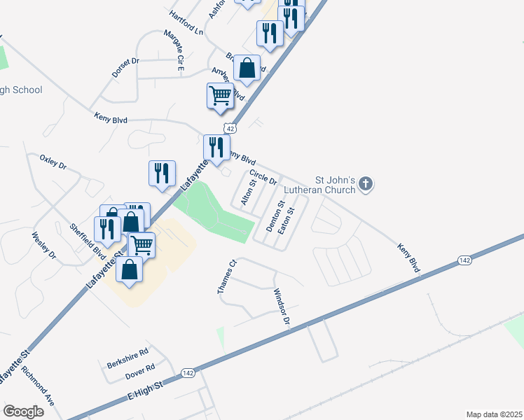 map of restaurants, bars, coffee shops, grocery stores, and more near 511 Clinton Street in London