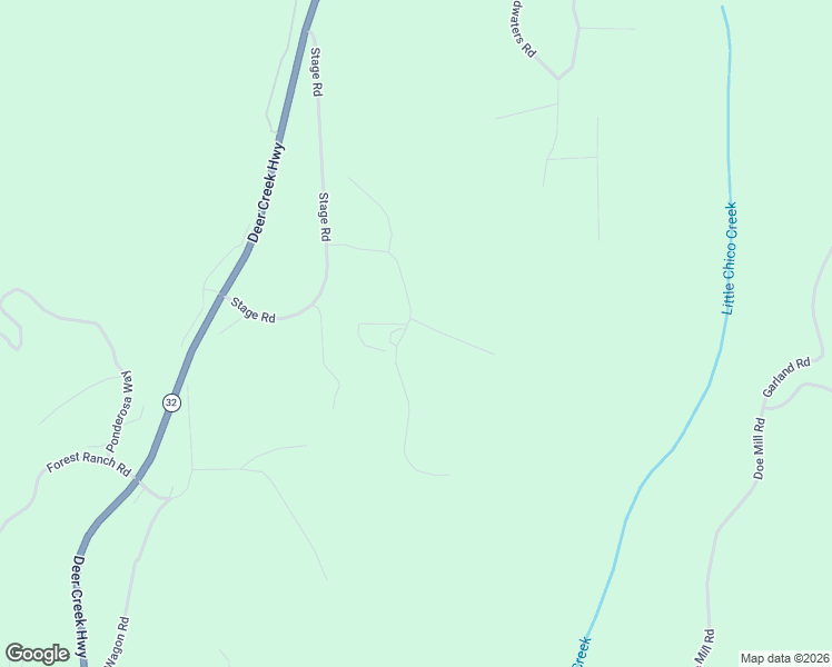map of restaurants, bars, coffee shops, grocery stores, and more near 5254 Burgundy Lane in Forest Ranch