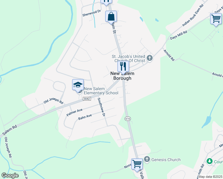 map of restaurants, bars, coffee shops, grocery stores, and more near 90 West George Street in York