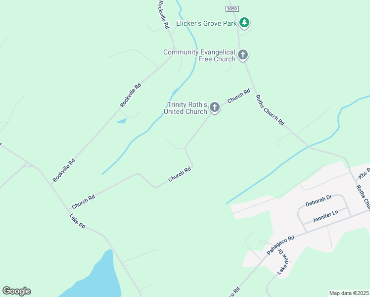 map of restaurants, bars, coffee shops, grocery stores, and more near Church Road in York County