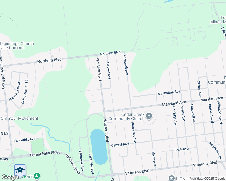 map of restaurants, bars, coffee shops, grocery stores, and more near 321 Hoover Avenue in Berkeley Township