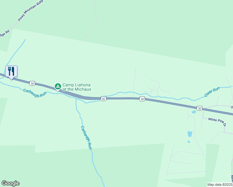 map of restaurants, bars, coffee shops, grocery stores, and more near 6489 Chambersburg Road in Fayetteville