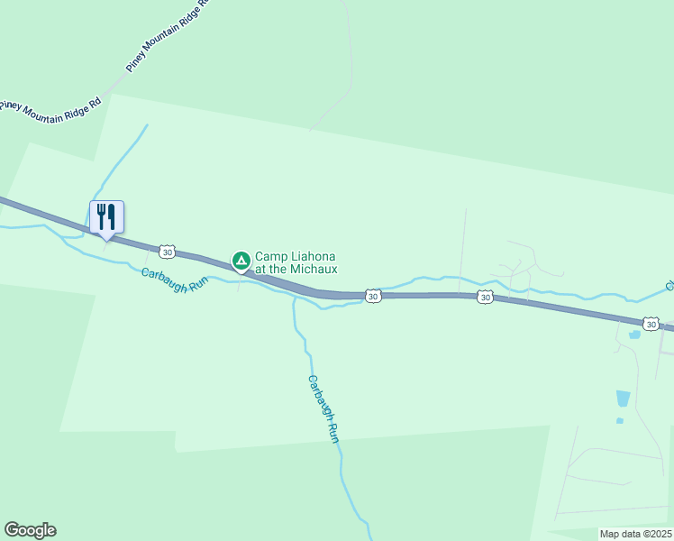 map of restaurants, bars, coffee shops, grocery stores, and more near 6539 Chambersburg Road in Fayetteville