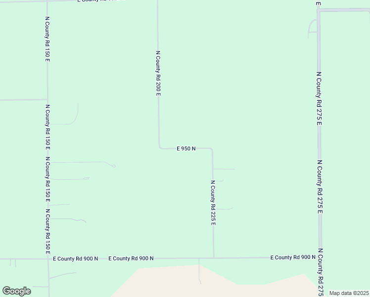 map of restaurants, bars, coffee shops, grocery stores, and more near East 950 North in Hendricks County