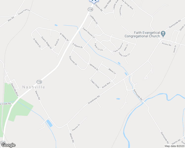 map of restaurants, bars, coffee shops, grocery stores, and more near 1225 Ledge Drive in York