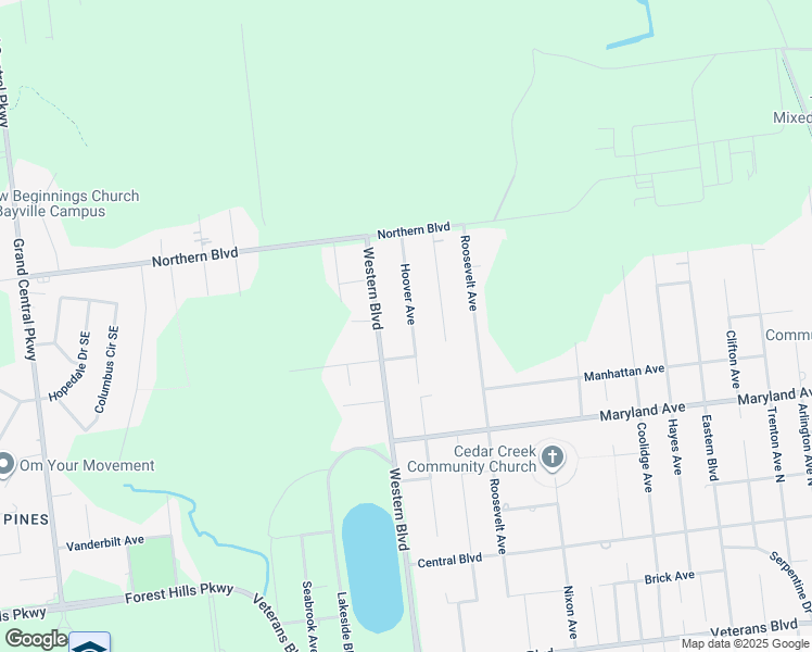 map of restaurants, bars, coffee shops, grocery stores, and more near 304 Hoover Avenue in Ocean County
