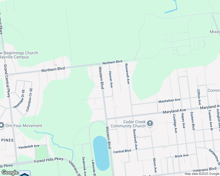 map of restaurants, bars, coffee shops, grocery stores, and more near 304 Hoover Avenue in Ocean County