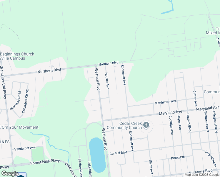 map of restaurants, bars, coffee shops, grocery stores, and more near 305 Hoover Avenue in Berkeley Township