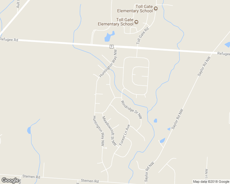 map of restaurants, bars, coffee shops, grocery stores, and more near 11670 Shadybrook Drive Northwest in Pickerington