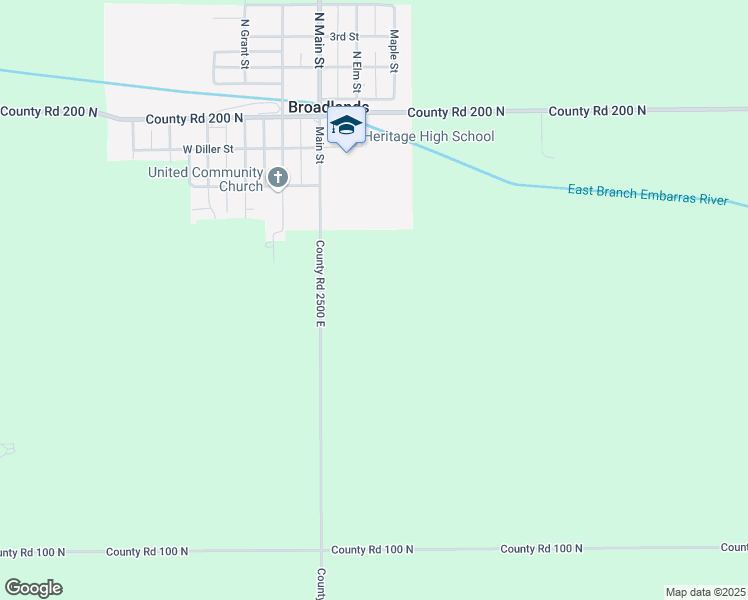 map of restaurants, bars, coffee shops, grocery stores, and more near in Broadlands