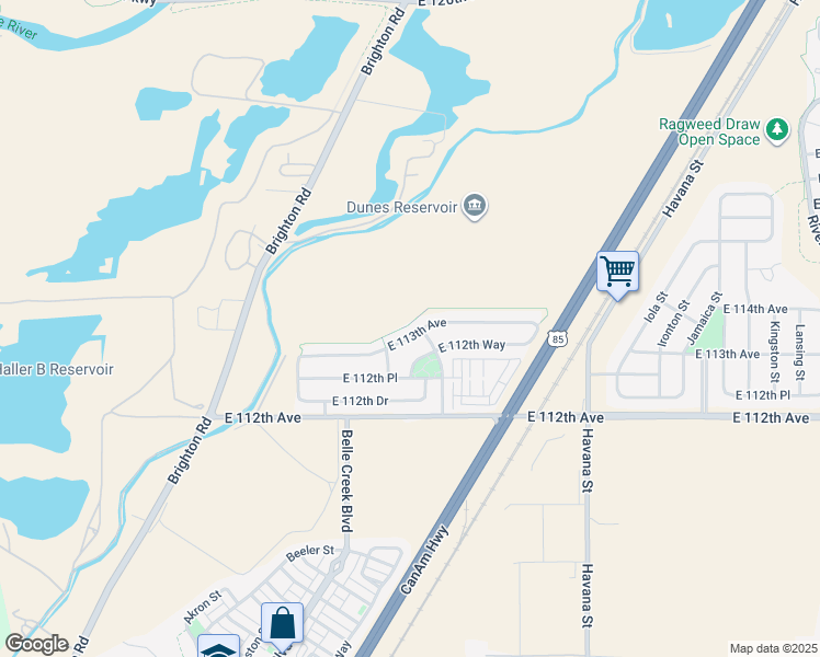 map of restaurants, bars, coffee shops, grocery stores, and more near 9933 East 113th Avenue in Henderson